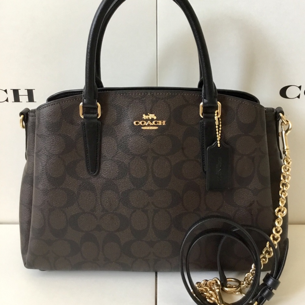 🌷Coach Signature Sage Carryall NWT.